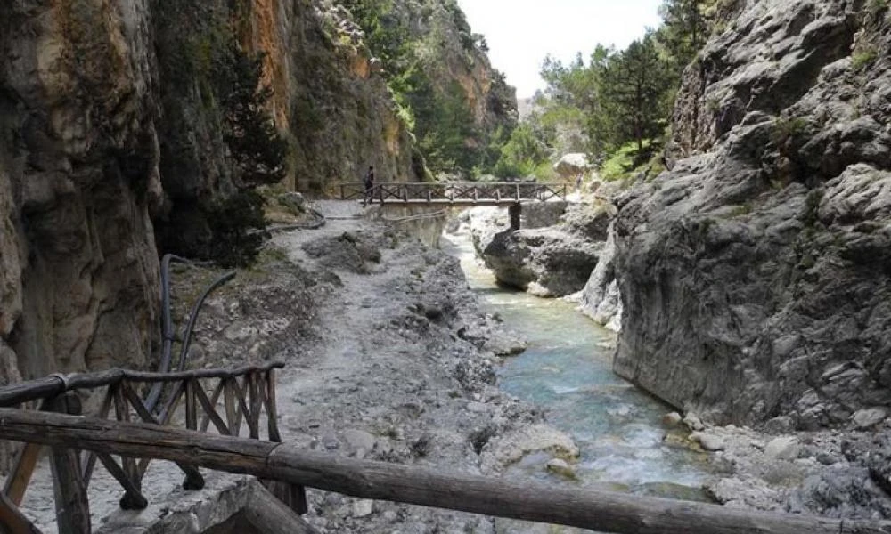 Κρήτη: Κλειστό λόγω κακοκαιρίας το Φαράγγι της Σαμαριάς αύριο Τρίτη